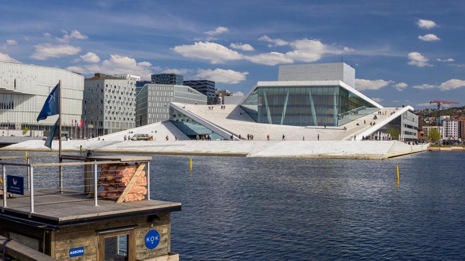 Spacious Modern 2Br Apartment At Central Oslo Barcode Экстерьер фото