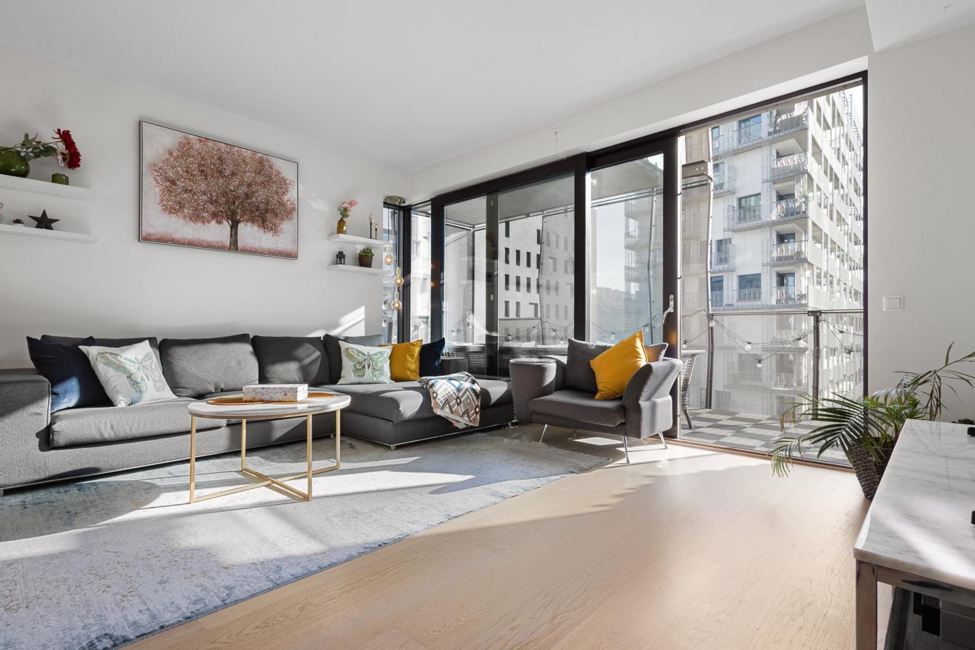 Spacious Modern 2Br Apartment At Central Oslo Barcode Экстерьер фото