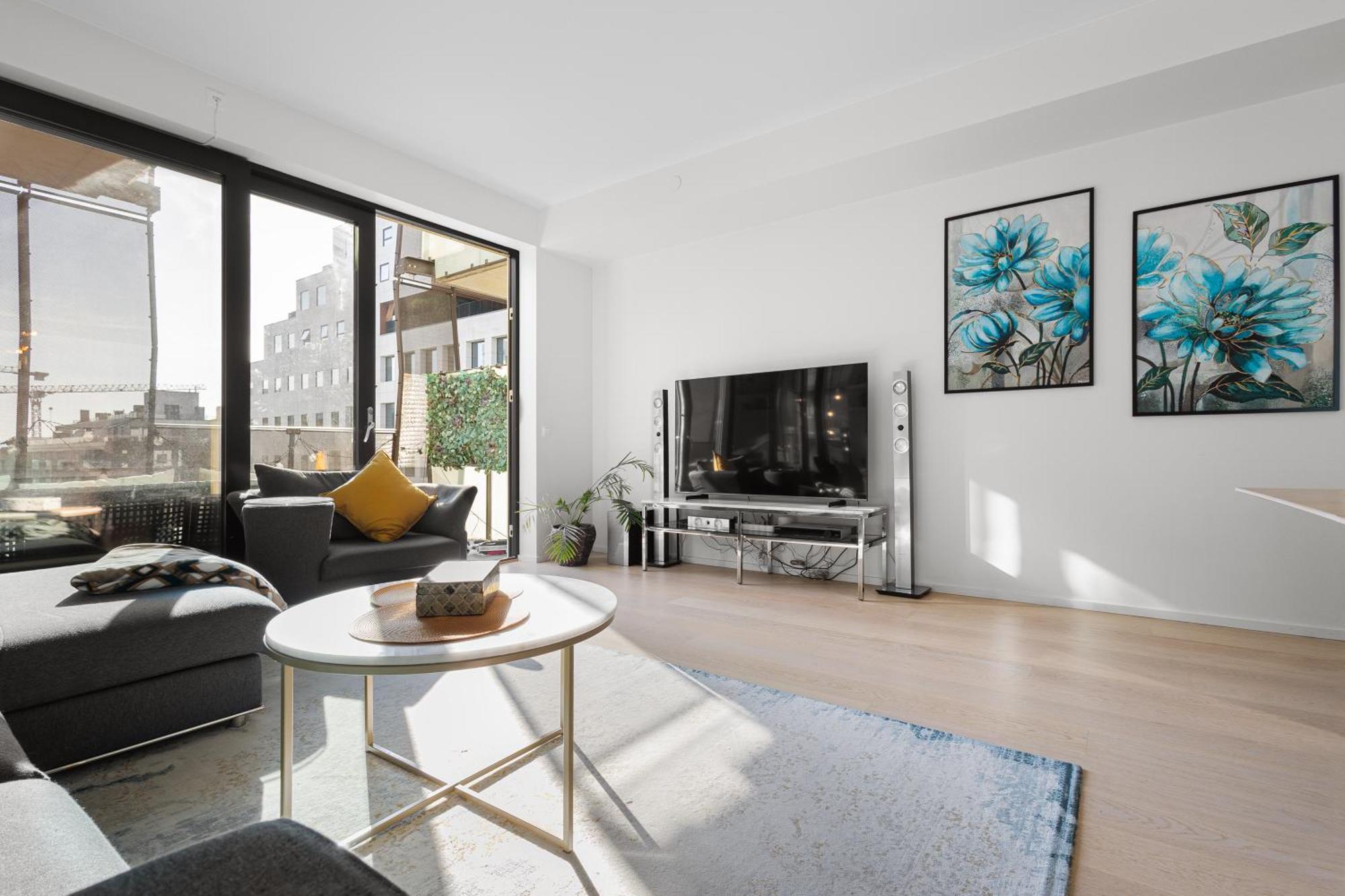 Spacious Modern 2Br Apartment At Central Oslo Barcode Экстерьер фото