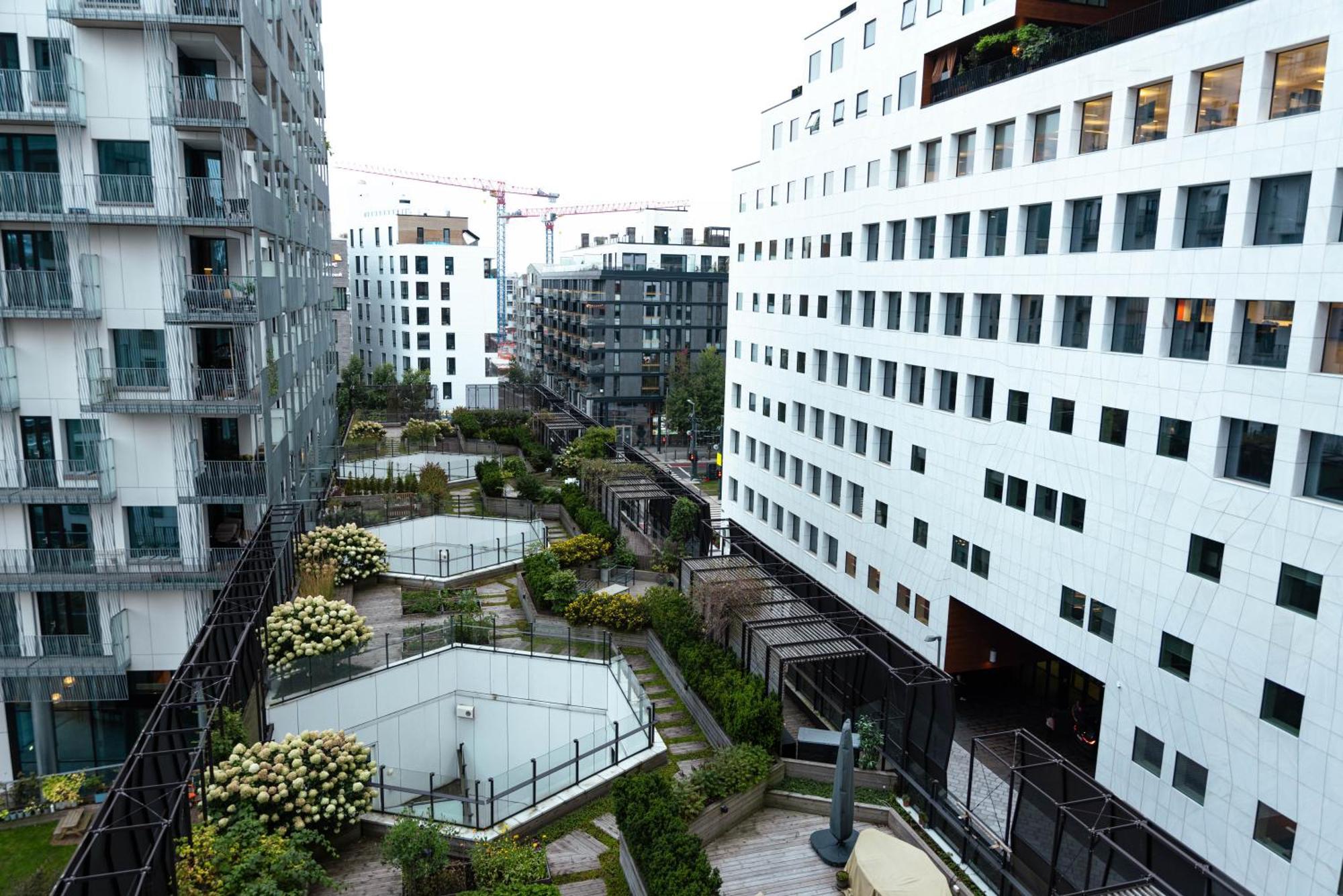 Spacious Modern 2Br Apartment At Central Oslo Barcode Экстерьер фото